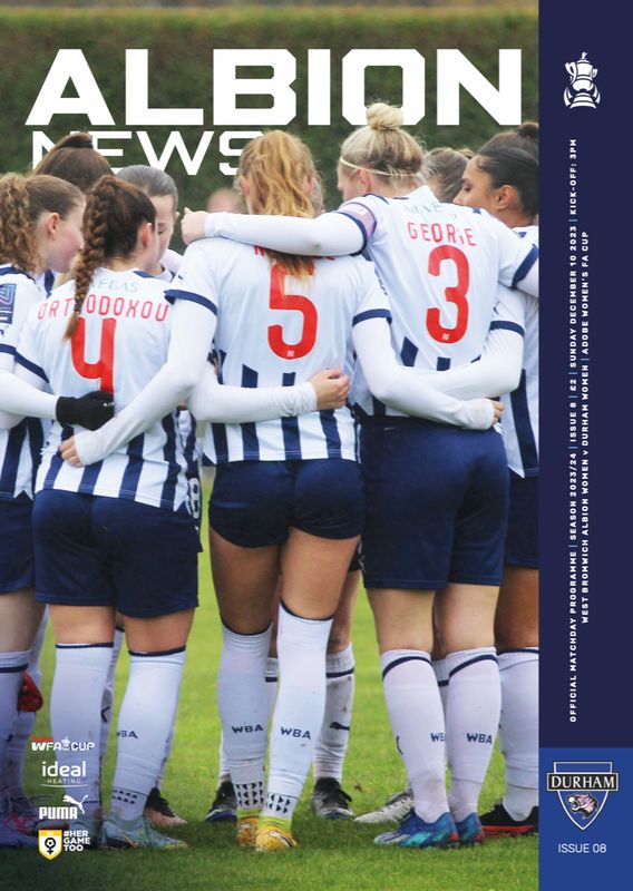 West Bromwich Albion Women v Durham Women  - 10/12/23