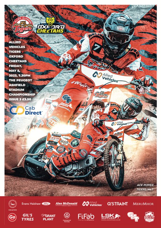 Glasgow Tigers v Oxford Cheetahs - 05/05/23