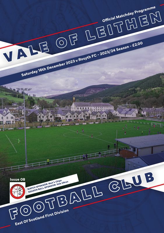 Vale of Leithen v Rosyth - 16/12/23