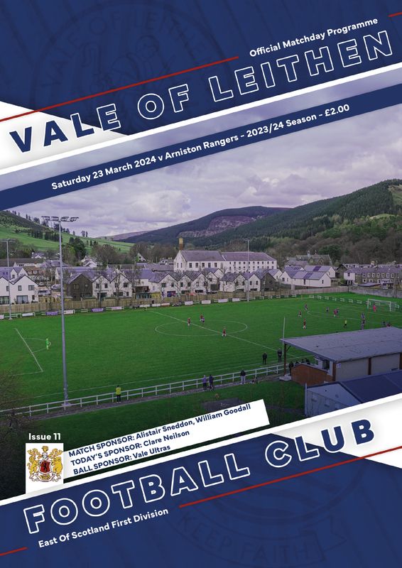 Vale of Leithen v Arniston Rangers - 23/03/24
