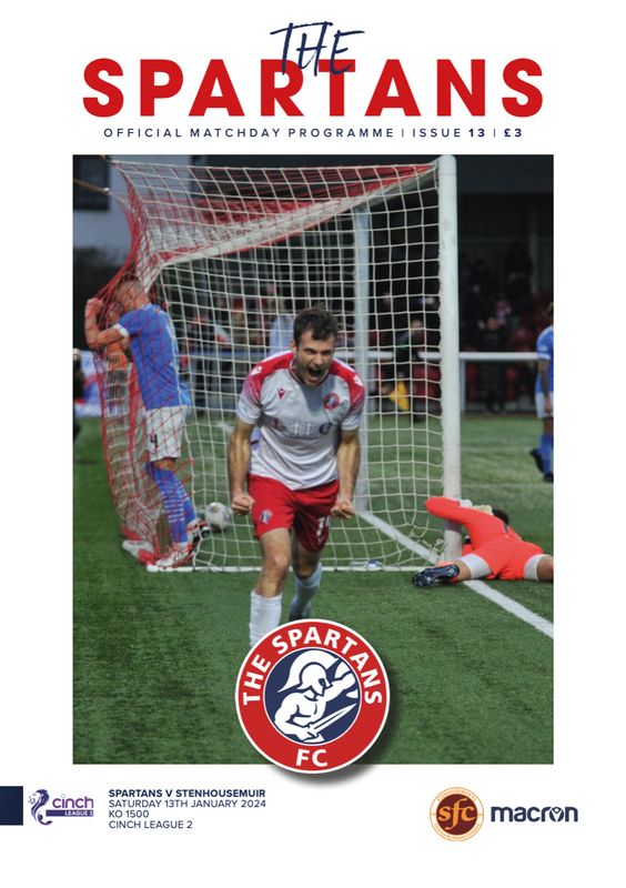 The Spartans v Stenhousemuir - 13/01/24