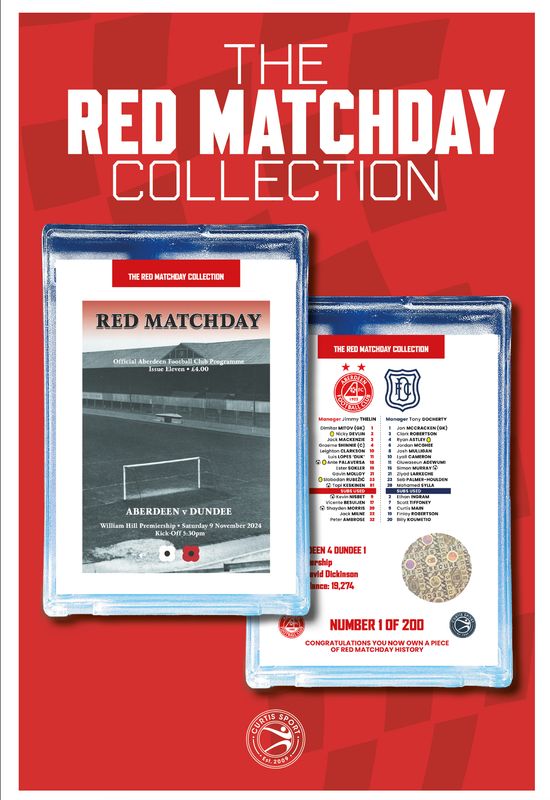 THE RED MATCHDAY COLLECTION - #11 v Dundee