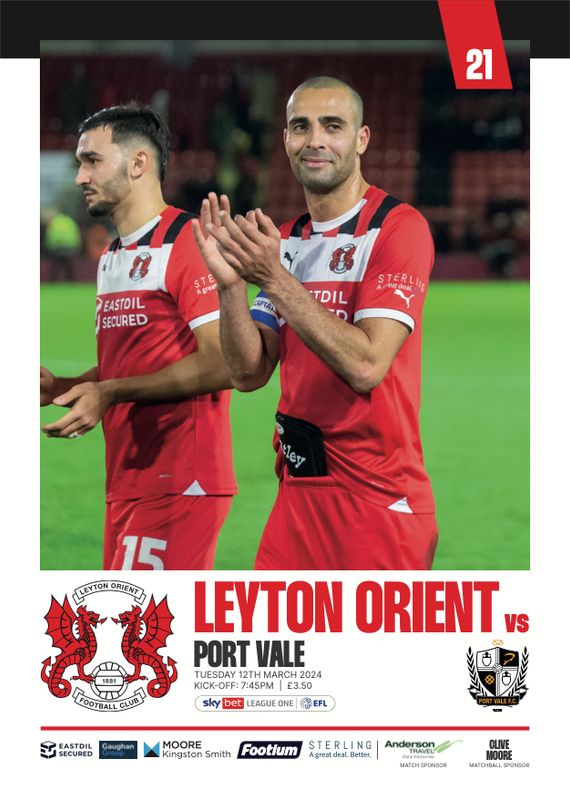 Leyton Orient v Port Vale - 12/03/24