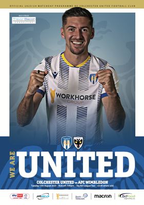 Colchester United v AFC Wimbledon - 15/08/23