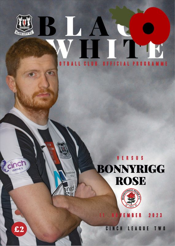 Elgin City v Bonnyrigg Rose - 11/11/23