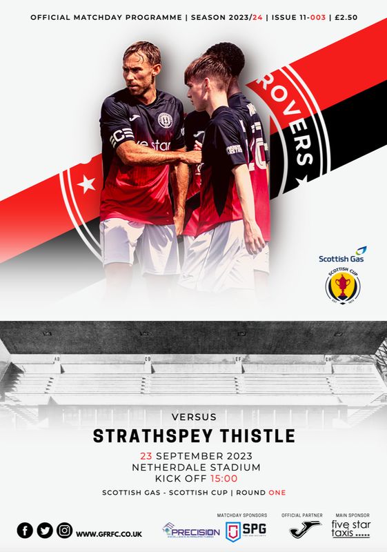 Gala Fairydean Rovers v Strathspey Thistle - 23/09/23
