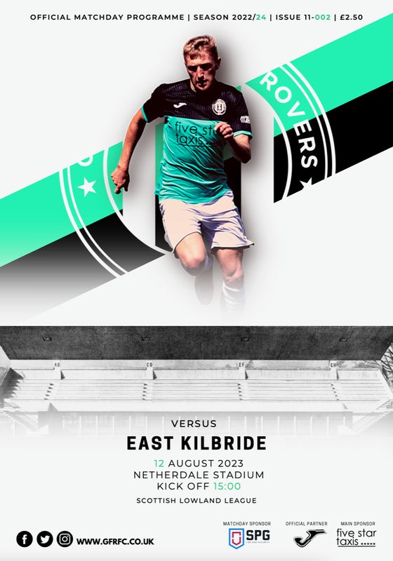 Gala Fairydean Rovers v East Kilbride - 12/08/23
