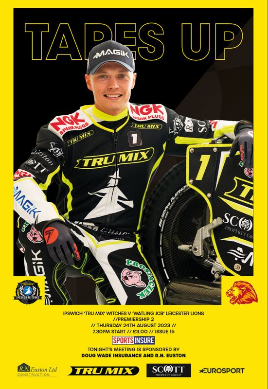 Ipswich Witches v Leicester Lions - 24/08/23