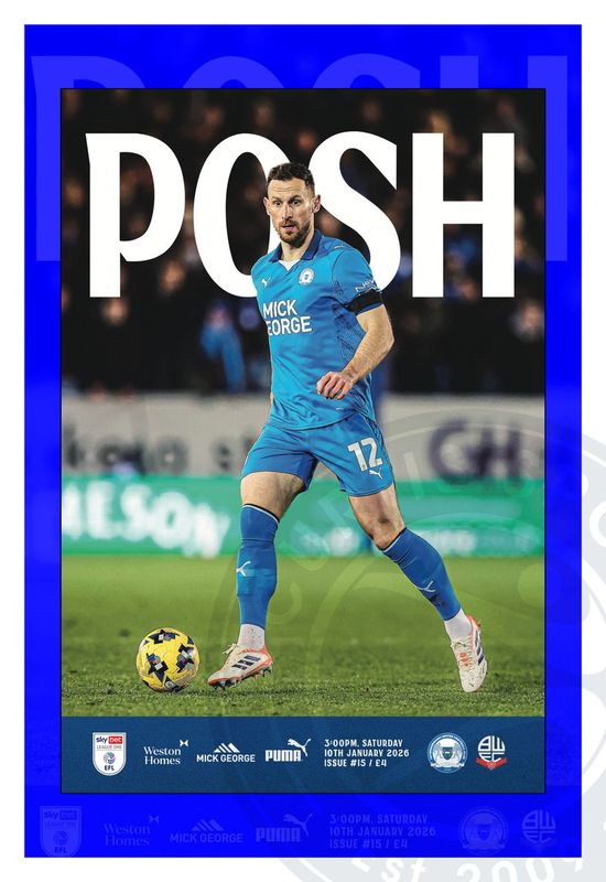 Peterborough United v Bolton Wanderers - 10/01/26