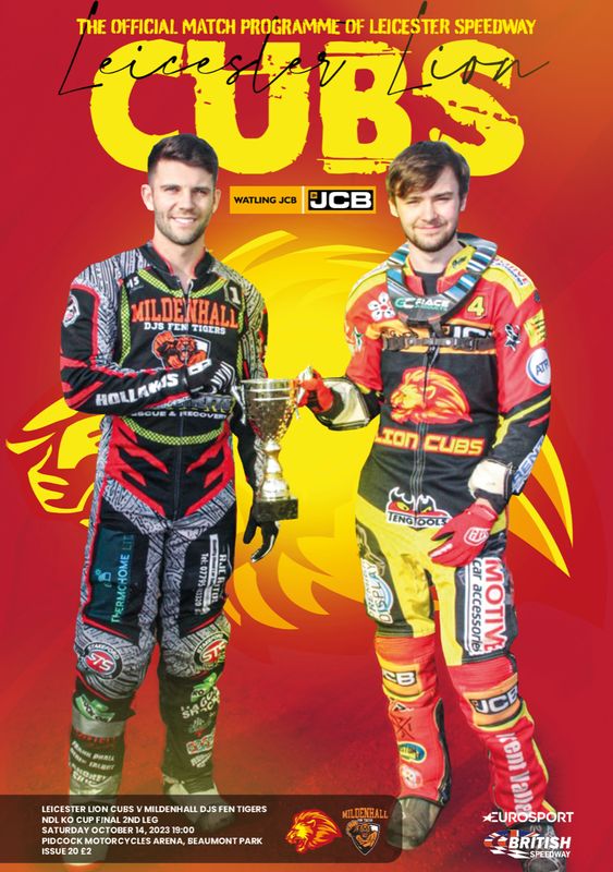 Leicester Lion Cubs v Mildenhall Fen Tigers - 14/10/23