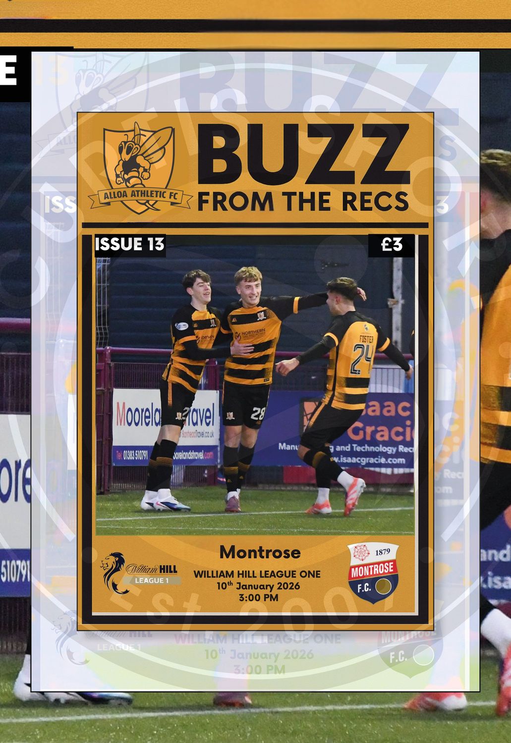 Alloa Athletic v Montrose - 10/01/26