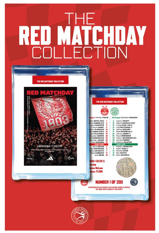 THE RED MATCHDAY COLLECTION - #25 v Celtic