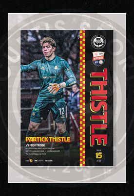 Partick Thistle v Montrose - 17/01/26