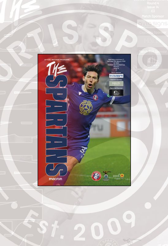 The Spartans v Inverness CT - 17/01/26
