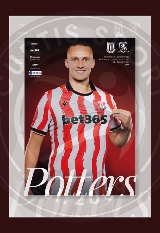 Stoke City v Middlesbrough - 21/01/26
