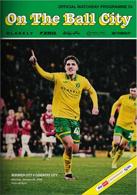 Norwich City v Coventry City - 26/01/26