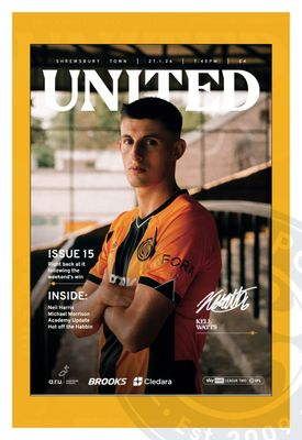 Cambridge United v Shrewsbury Town - 27/01/26