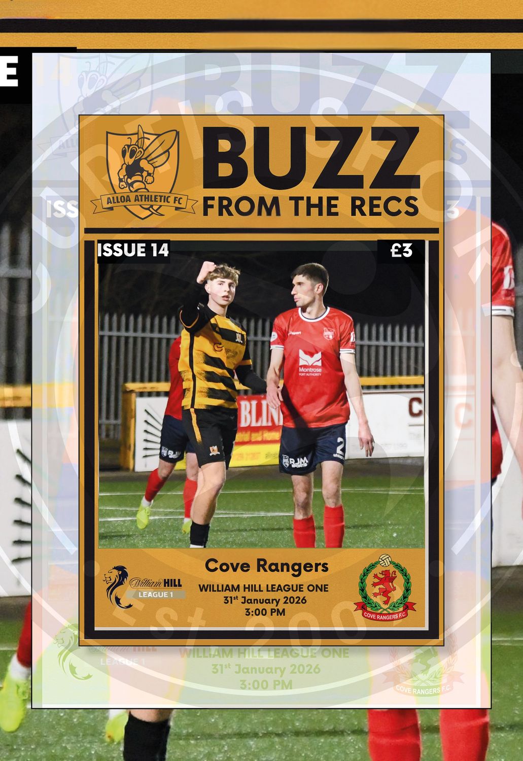 Alloa Athletic v Cove Rangers - 31/01/26