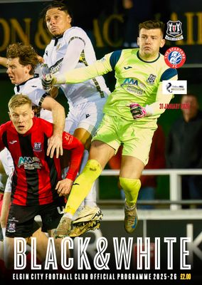 Elgin City v The Spartans - 31/01/26