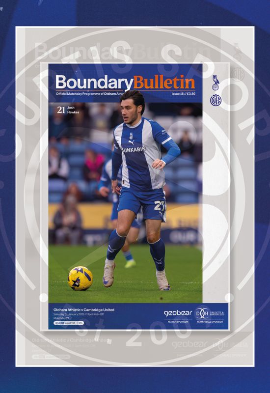 Oldham Athletic v Cambridge United - 31/01/26