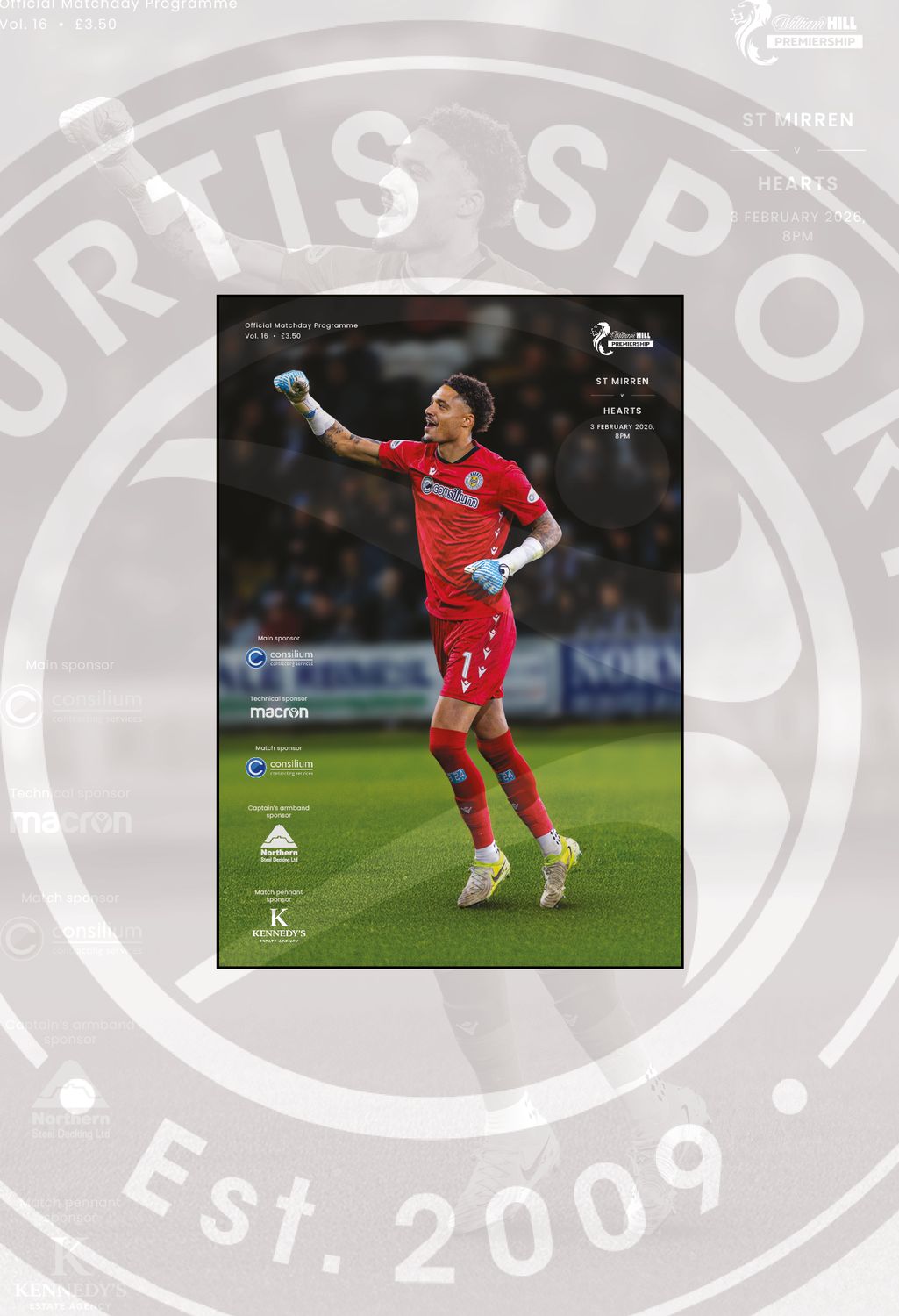 St Mirren v Heart of Midlothian - 03/02/26