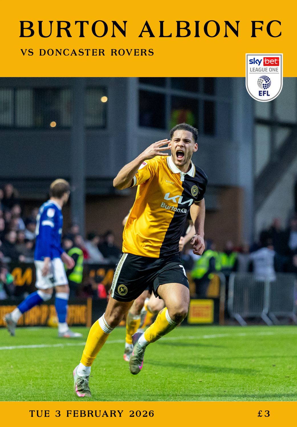 Burton Albion v Doncaster Rovers - 03/02/26