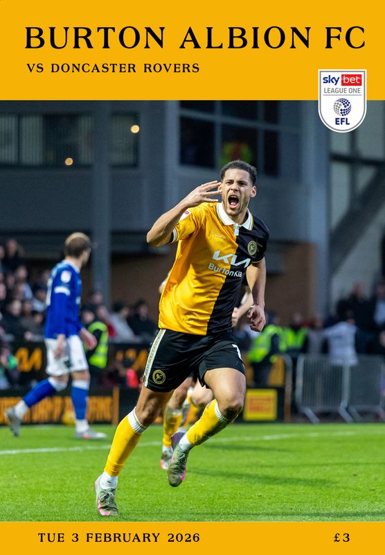 Burton Albion v Doncaster Rovers - 03/02/26