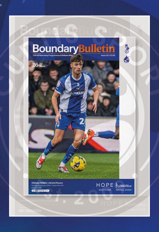 Oldham Athletic v Bristol Rovers - 17/02/26