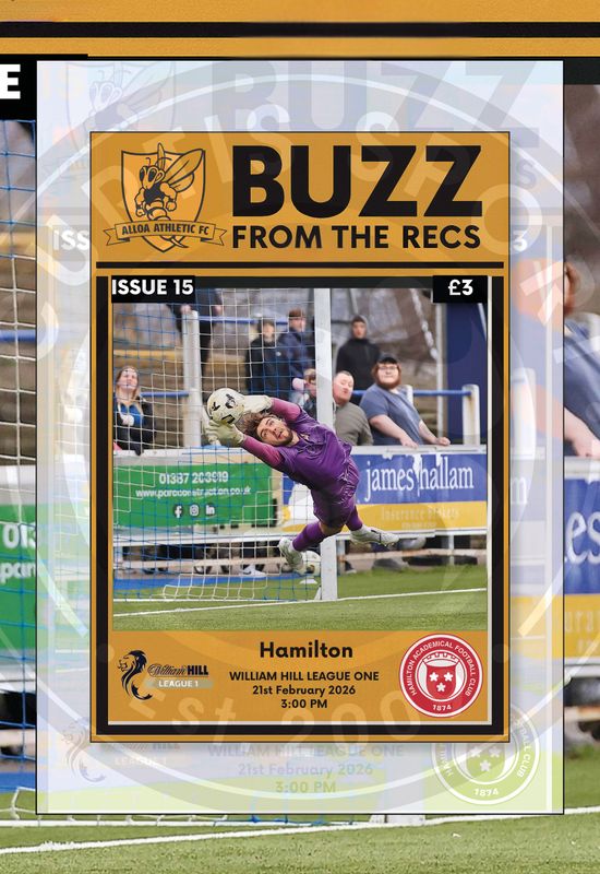 Alloa Athletic v Hamilton Academical - 21/02/26
