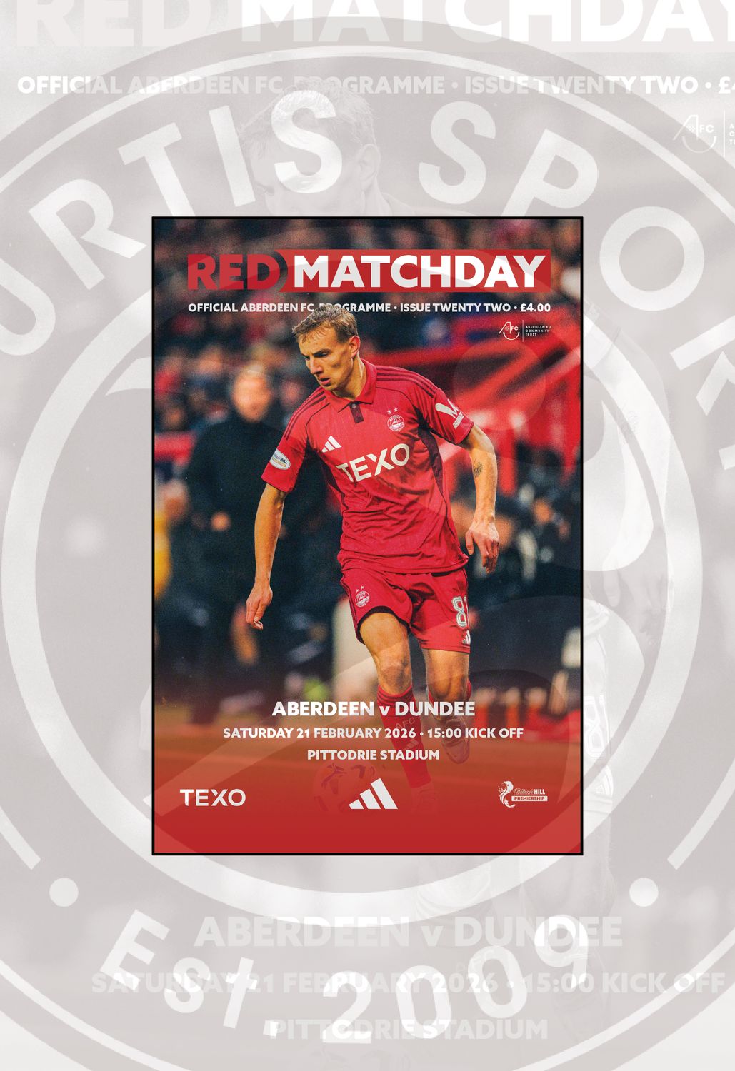 Aberdeen v Dundee - 21/02/26