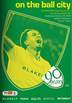 Norwich City v Sheffield Wednesday - 25/02/26