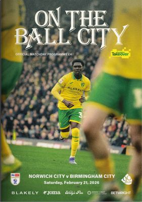 Norwich City v Birmingham City - 21/02/26
