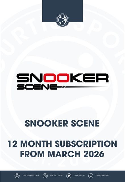 Snooker Scene - 12 Month Subscription (March 26)