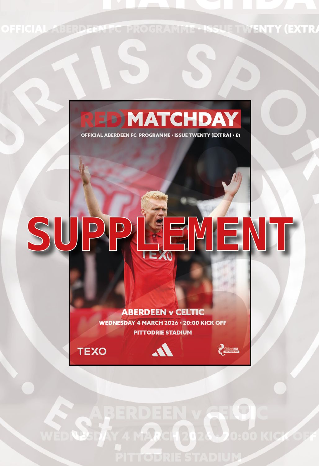 Aberdeen v Celtic SUPPLEMENT - 04/03/26