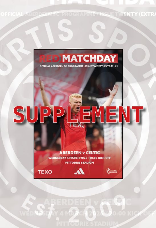 Aberdeen v Celtic SUPPLEMENT - 04/03/26