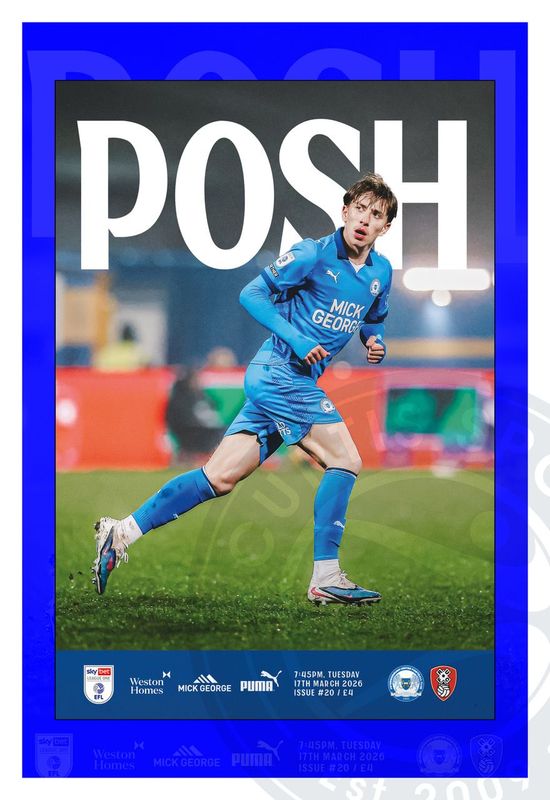 Peterborough United v Rotherham United - 17/03/26