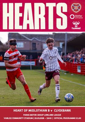 Hearts B v Clydebank - 20/03/26