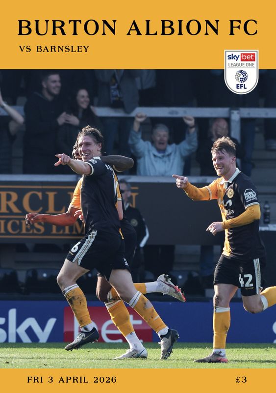 Burton Albion v Barnsley - 03/04/26