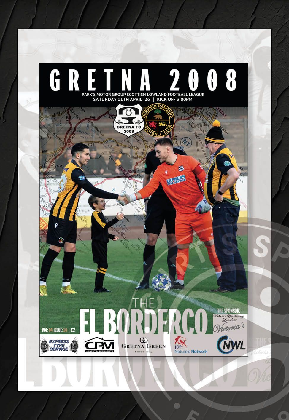 Gretna 2008 v Berwick Rangers - 11/04/26