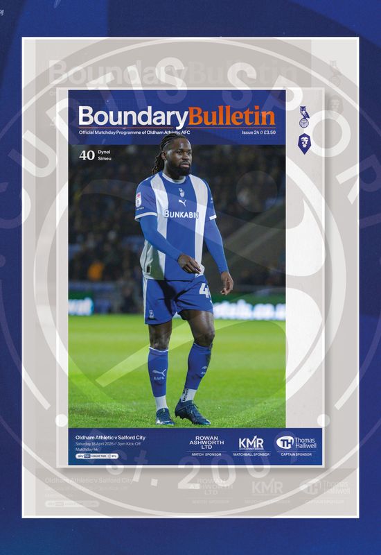 Oldham Athletic v Salford City - 18/04/26