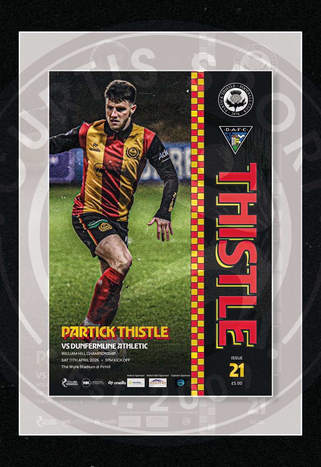 Partick Thistle v Dunfermline Athletic - 11/04/26 Partick Thistle v Dunfermline Athletic - 11/04/26