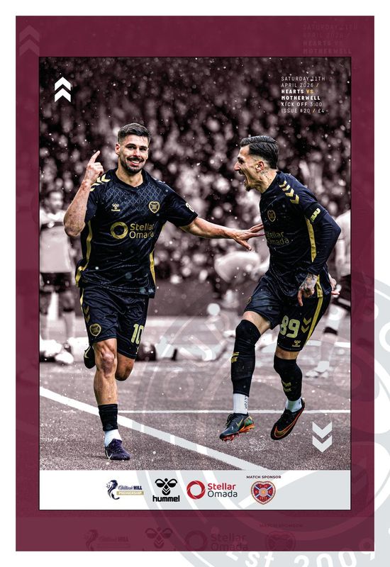 Heart of Midlothian v Motherwell - 11/04/26