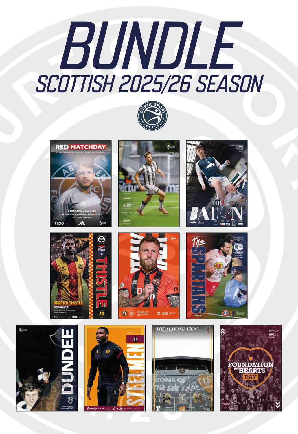 2025/26 Scottish Football Bundle (x10) - SPECIAL OFFER