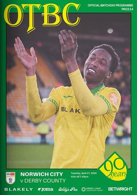 Norwich City v Derby County - 21/04/26 Norwich City v Derby County - 21/04/26