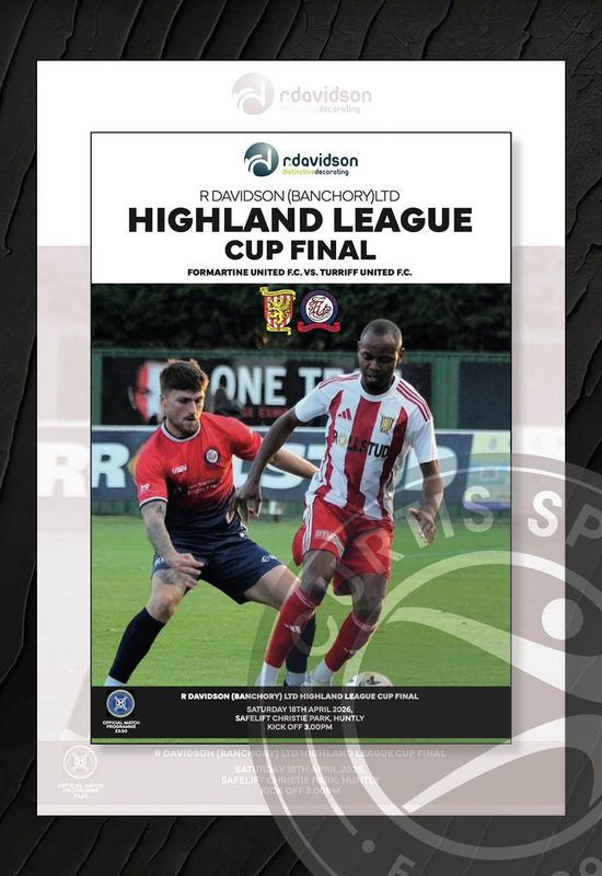 Highland League Cup Final - Formatine United v Turriff United - 18/04/26