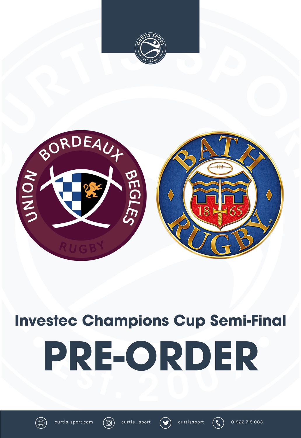 2026 Investec Champions Cup Semi-Final - Union Bordeaux Bègles v Bath Rugby