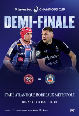 2026 Investec Champions Cup Semi-Final - Union Bordeaux Bègles v Bath Rugby