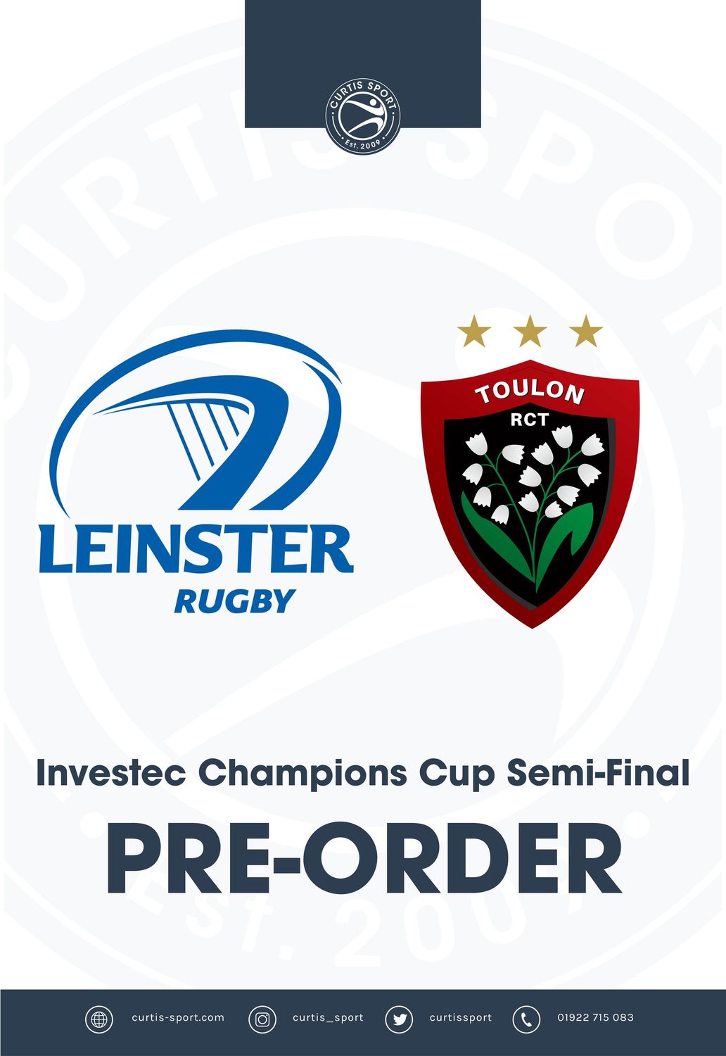 2026 Investec Champions Cup Semi-Final - Leinster Rugby v RC Toulon