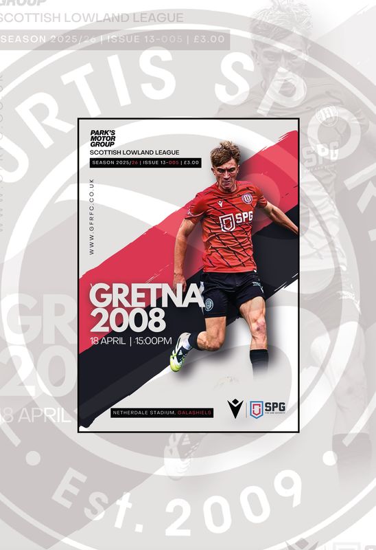 Gala Fairydean Rovers v Gretna 2008 - 18/04/26