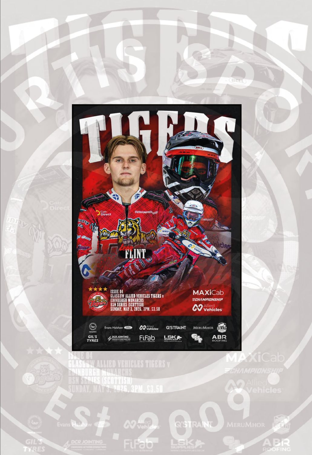 Glasgow Tigers v Edinburgh Monarchs - 03/05/26